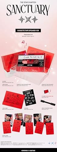 The Star Chapter: SANCTUARY Tomorrow X Together Album [Cassette Tape Speaker ver.]+Pre Order Benefits+BolsVos K-POP Inspired Freebies image 4
