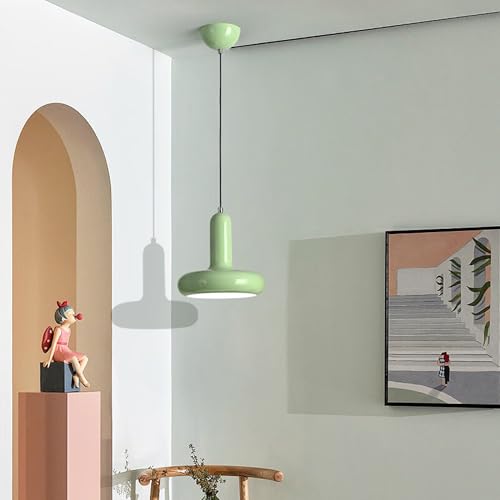 Suspension industrielle verte E27 de 20 cm pour plafond de loft - 2
