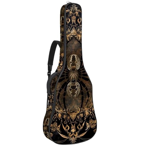Sac à dos pour guitare en tissu Oxford imperméable avec double poche