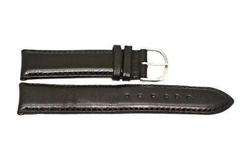 22MM Black Textured Stitched Leather Watch Band Strap FIT Swiss Army VICTORINOX -  Cuir De Lyon, 22BKSMSP