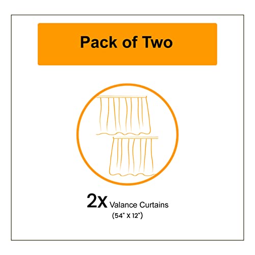 Ambesonne Palm Leaf Window Valance Pack Of 2, Tropical Summer Print With Palm Abstract Nature Pattern Fantasy Dream, Rod Pocket Curtain Valances For Kitchen Bedroom, 54" X 12", Green Blue #TOP2