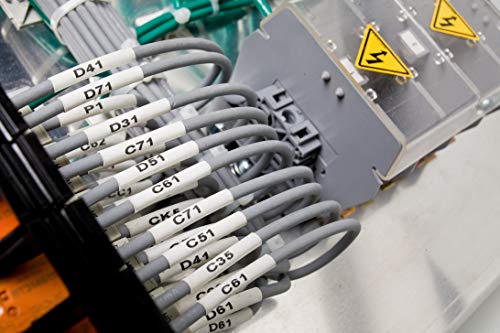 Brady Pspt-375-175-Wt Tls 2200 And Tls Pc Link Permasleeve 0.645" Height, 1.765" Width, B-342 Heat-Shrink Polyolefin White Color Wire Marker Sleeves (100 Per Roll) #TOP2