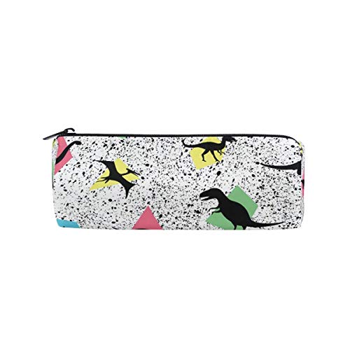 Preisvergleich Produktbild Bleistiftetui Niedlicher Dinosaurier Polygon Graphics Coin Purse Pouch Briefpapierbeutel Makeup Bag
