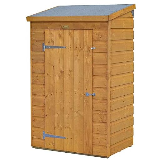 Mini Wooden Store Small Outside Storage Unit with Shiplap Cladding
