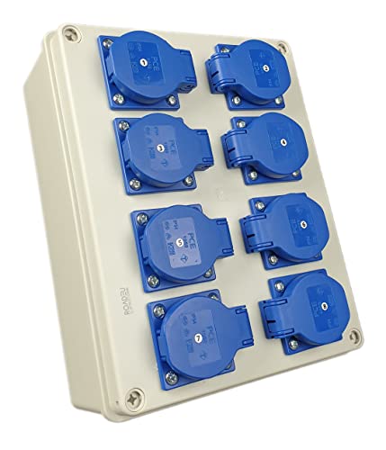 Caja de distribucion de pared de 8 tomas para solucionar la falta de enchufes RoadEu 4