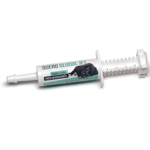 LABORATORIOS PINO, S.A. SUERO GLUCOL Jet. Jeringa rehidratante Oral para Perros y Gatos. De administración…