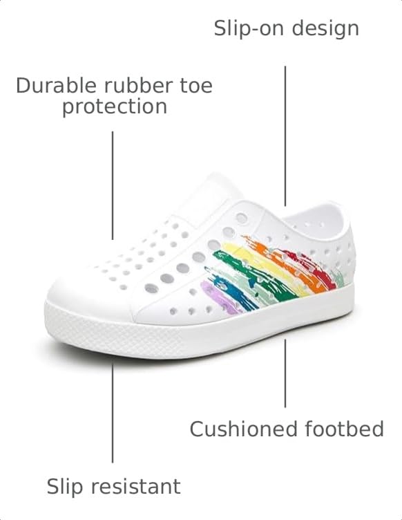 Image of Weestep Toddler Sandal for Boys and Girls Quick Dry Slip-On Lightweight Summer Water Shoe with Rubber Toe Protection