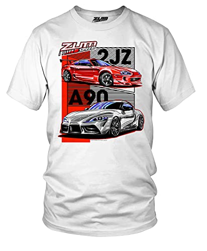 Zum Speed Supra Shirt Featuring MK4 2JZ and A90 GR Supra