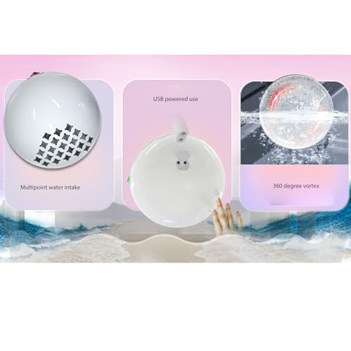 Máquina de Lavar Louça Mini Pia, Máquina de Lavar Louça Portátil Eficiente USB Com Vibração de Vórti