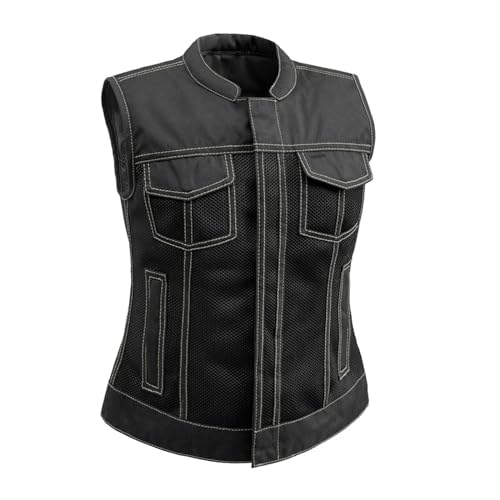Amazon.com: First Mfg Co Jessica Womens Motorcycle Moto Mesh Vest