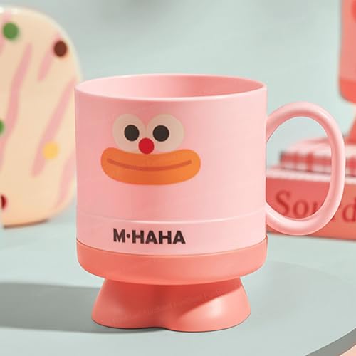 Image of FunBlast Milk Mug for Kids - 390 Ml; Unbreakable Mug for Kids, Milk Mugs for Kids Unbreakable - Milk Drinking Cup for Kids (Pink2)