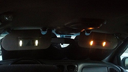 Bombillas LED 29mm para espejo y visor solar, 4 piezas miniatura 5