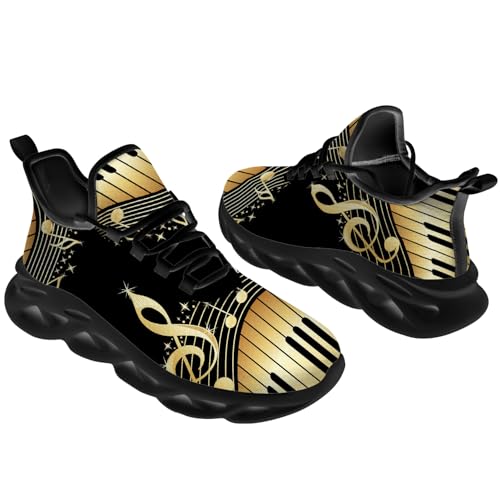 Men's Women's Music Note Shoes Music Sheet Sneakers Tennis Shoes Gifts for Men Women2