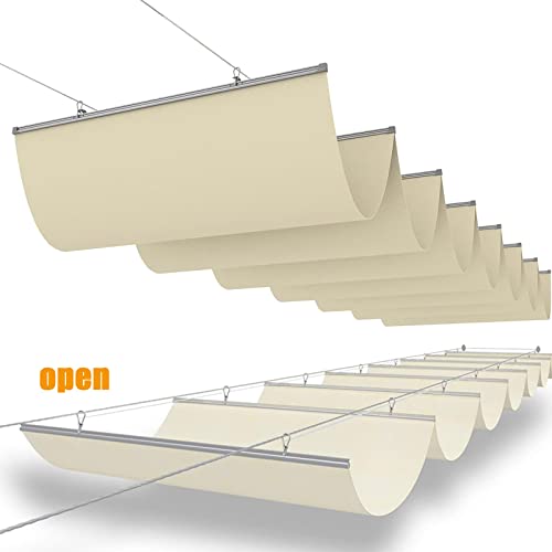Voile d'ombrage rétractable anti-UV pour solutionner la chaleur