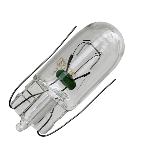 Industrial Performance Replacement for GE 193E-1 (MPC #14968), 4.62 Watt, 14 Volt, Wedge Base with Wire Terminal, Miniature Trunk and Cargo Area Automotive Light Bulb (2 Pack)