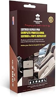 Strongman Tools | 28 Piece Professional Leather and Vinyl Repair Kit, No Heat