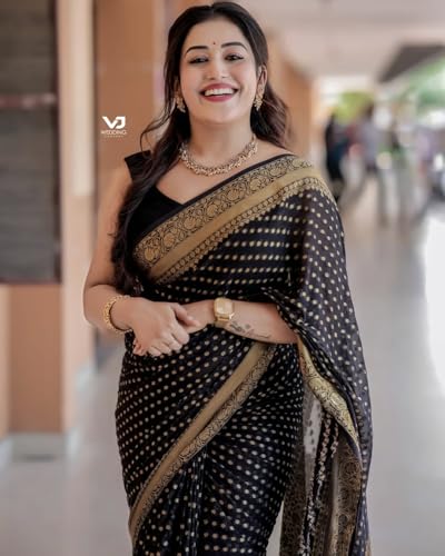 Image of Avantika Fashion Women's Kanjivaram Soft Silk Banarasi Sarees With Blouse Piece For Women