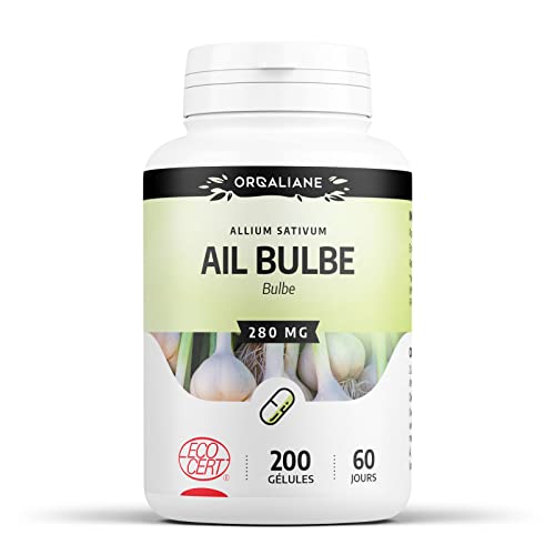 Gélules d'Ail Bio, 200 x 280 mg