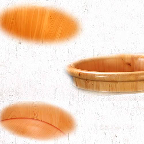 Masajeador de pies spa con barril de madera 42x31.5x40cm miniatura 7