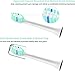 WEQNNM Replacement Toothbrush Heads Compatible with Philips Sonicare:10 Pack Professional Electric Brush Heads for 4100 6100 &More Snap-on Handles