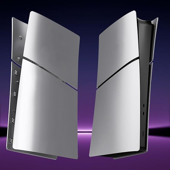 The Replacement Faceplate Cover for PS5 Slim Digital Version Console, Replacement Shell Custom Side Plate ABS Case Accessories Anti-Scratch Dustproof for PS5 Slim Digital Version (Silver Color) (B0DDY9VM1K) Amazon Price History, Amazon Price Tracker