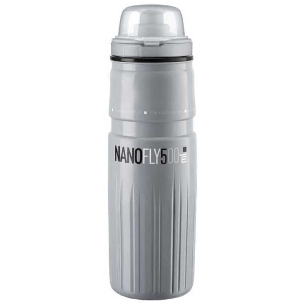 Elite Bidon Nanofly 500 ml gris pour vos sorties vélo et gravel estivales