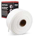FASTPLUS Soft Edge Foam Masking Tape, Premium Self Adhesive Foam Tape for Car Door Frames, Hoods, Cover Gaps In Cars, Door, Windows, Furniture Protection, 13MM x 50M Automotive Masking Tape, White