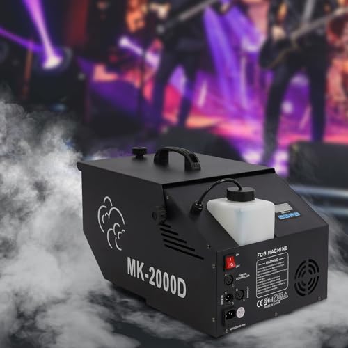 Máquina de humo bajo 1200W con control remoto para DJ y eventos