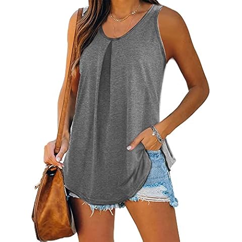 iChunhua Women's Loose Fit Summer Vest Top Cover