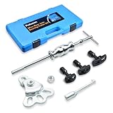 Prokomon Rear Axle Bearing Puller Kit; Rear Axle Puller Set; Rear Axle Bearing Removal Tool with Slide Hammer Yoke and 3 Rear Axle Adapters