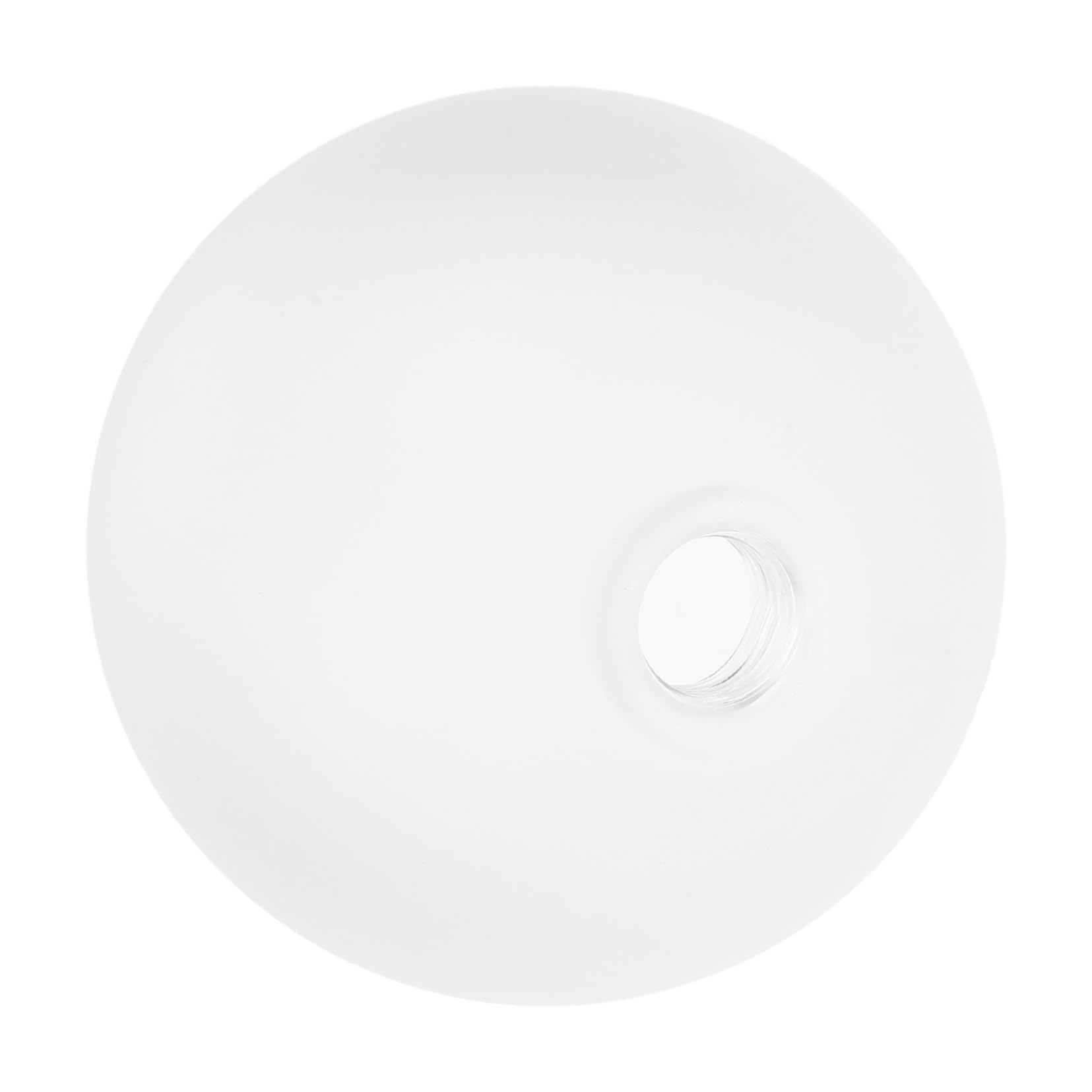NUOBESTY Glass Frosted Ball Lamp Shade G9 Screw Base 120mm Diameter with Vent Hole Replacement Globe Light Cover for Pendant Table Floor Lamps