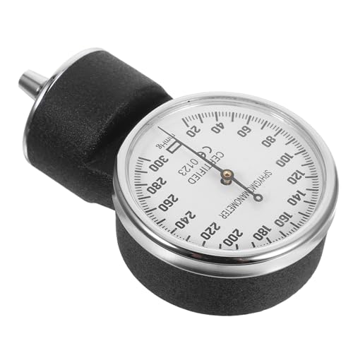 Ipetboom Manueller Blutdruckmesskopf mit Klarem Großdisplay Kunststoff Kompakt und Leicht Blutdruckmessgerät für Zuhause und Unterwegs