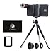 Lens Kit for Apple iPhone 8 Plus and iPhone 7 Plus - 8x Telephoto Lens, Fisheye Lens, Macro Lens, Wide Angle Lens, Tripod, Phone Holder, Phone Hard Case, Bag and Cleaning Cloth