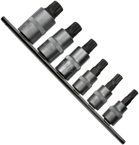 6 x 12-Kant Spline Bit Wrench Use Multi-Tooth-NBx 3/8 "+ 1/2" M8 M9 M10 M12 M14 M16