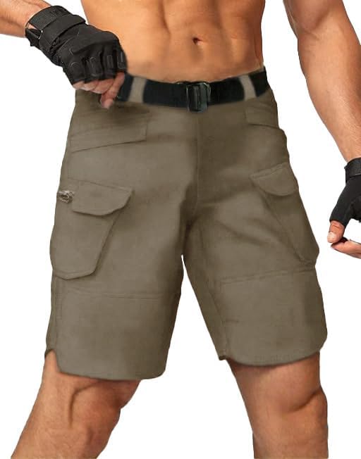 Cargo Shorts for Man Waterproof Stretch Multi Pockets Quick-Dry Outdoor Camping Running Athletic Men's Shorts - Image 5