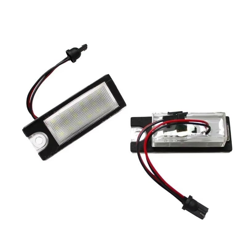 Luz de matrícula para Volvo S60 ideal para viajes nocturnos en autopista