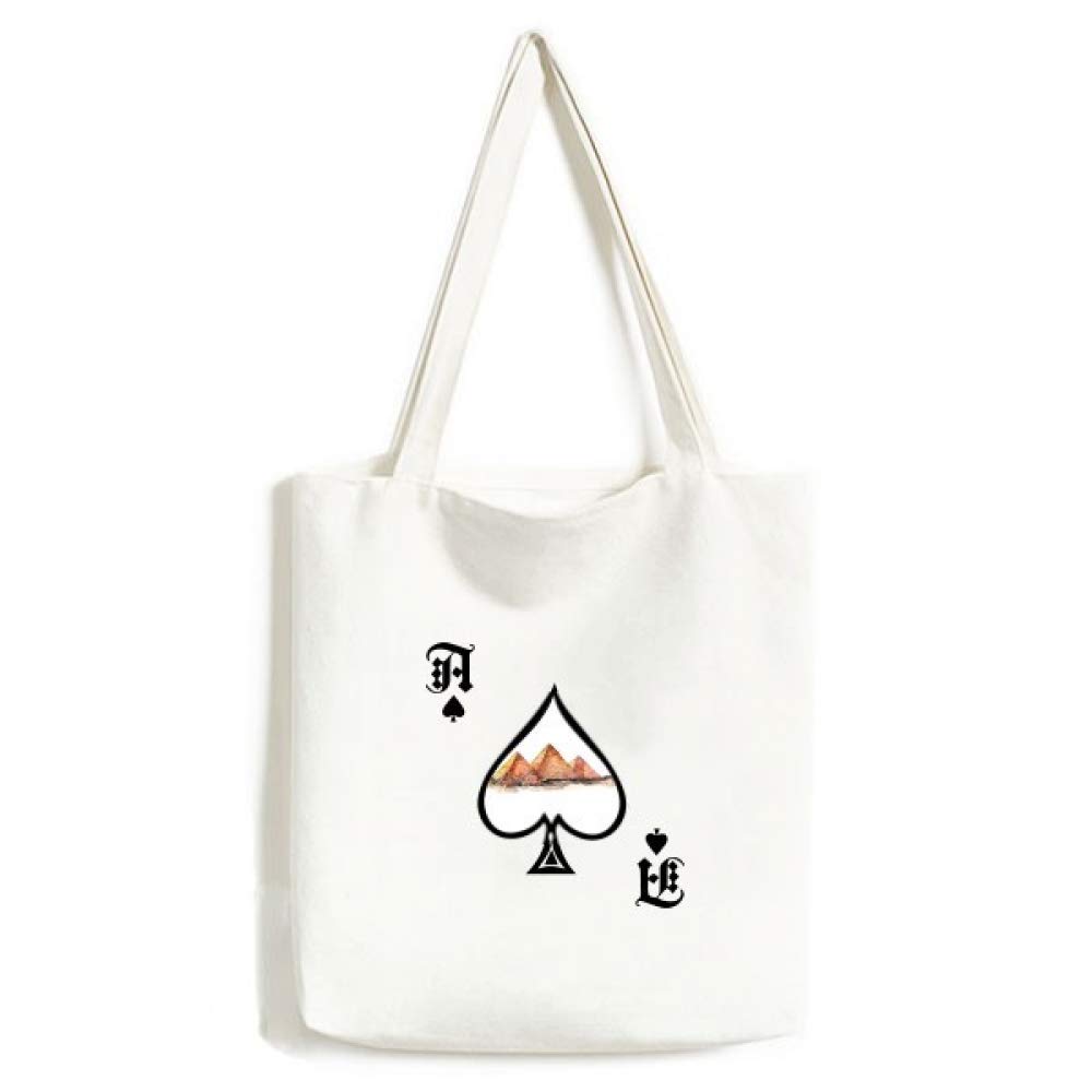 Sac à main Pyramide d'Égypte original sac imprimé poker lavable