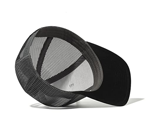 Image of Quanhaigou Trucker Hat - Mesh Snap Back - Unisex Adjustable Baseball Cap - Outdoor Hats for Men Women