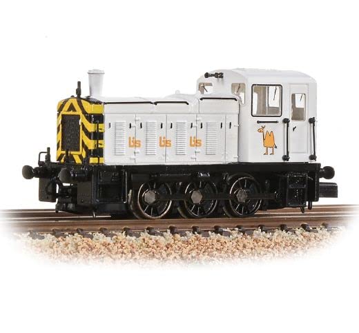 Graham Farish 371-065 Class 03 Ex-D20545 British Industrial Sand White N Gauge