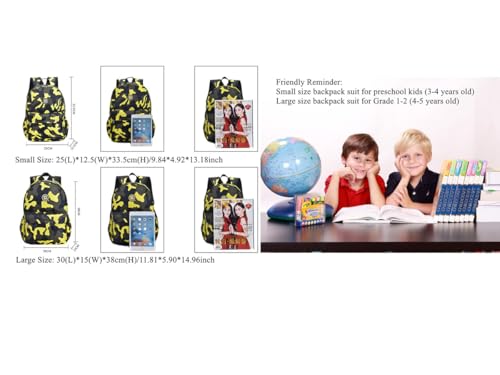 VIDOSCLA Camouflage Backpacks for Preschool Students Schoolbag Boys Bookbag for Kids2