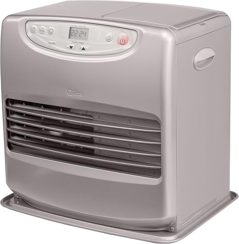 Qlima Laser kachel SRE 8040 TC zilver - Poêle à combustible laser liquide portable 4000 W - Modern - Chauffage d'appoint - 4000 W