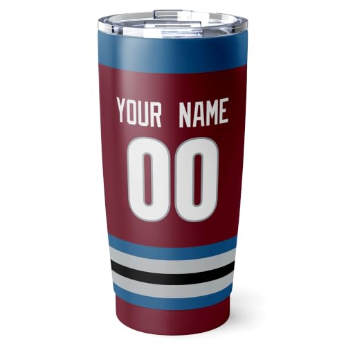 Image of ANTKING Colorado Tumbler 20oz Custom Name Number Travel Mug Gifts | Stainless Steel Insulated Coffee Cup for Men Women