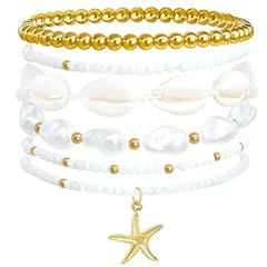 7PCS-Gold Starfish/Big Pearl