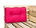Royal Schneider - Set di 1 cuscino da seduta da 120 x 80 cm per pallet e 1 cuscino per lo schienale (60 x 40 x 10 cm), colore nero 500-50