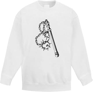 Azeeda 'Twin Ball Flail' Kid's Sweatshirt/Jumper (12-13 Years) (KW00055841)