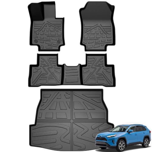 RAV4 2019-2025 Full-Set Floor Liners with Cargo Mat