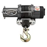 MotoAlliance VIPER Elite ATV/UTV Winch 6000lb 40 feet BLACK Rope Wireless Remote