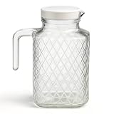 VERSÁTIL Y PRÁCTICA: Jarra de agua multifunción, ideal para servir agua fría, té helado, zumo de frutas, limonada, gazpacho y otras bebidas. Compatible con infusiones y bebidas carbonatadas.