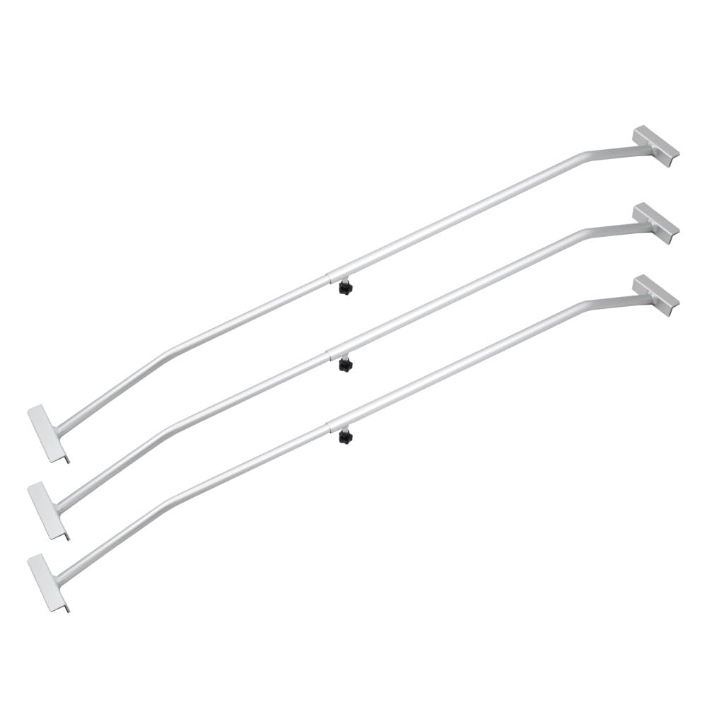 3er Set Anhänger Planenbügel Alu für Flachplanen PKW Anhänger Verstellbar 100-170 cm