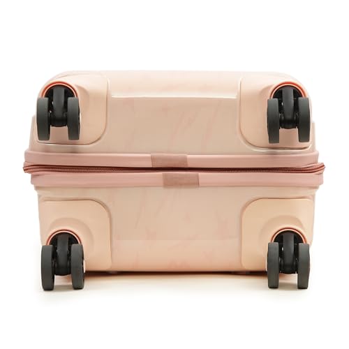 Image of YAYAVAR Princess Kids Trolley Suitcase - 45L | Hard-Sided Printed Cabin Luggage with 8 Wheels, Scratch Resistant, Lightweight Travel Bag (50cm)